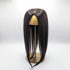 smooth black hair topper