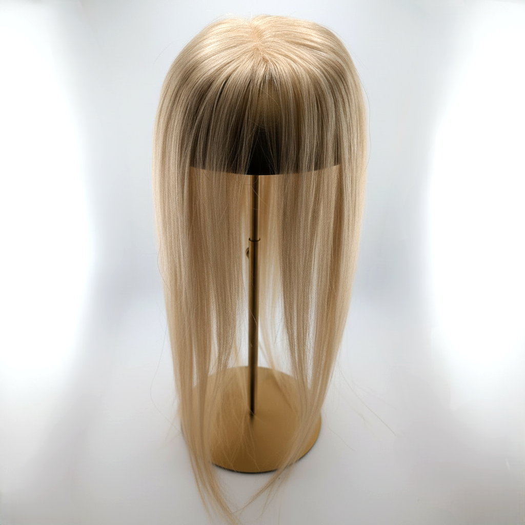 human hair black topper