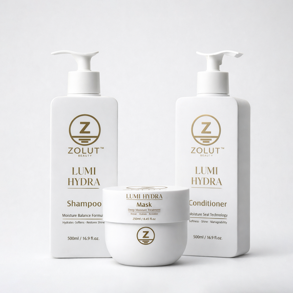 Zolut Beauty Lumi Hydra Series Hair Care Set – Hydration, Repair & Shine Boost