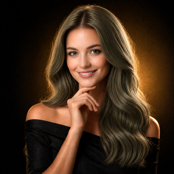 Zolut Beauty Permanent Medium Stuffy Green Brown Hair Color (6/222) – Professional Hair Dye